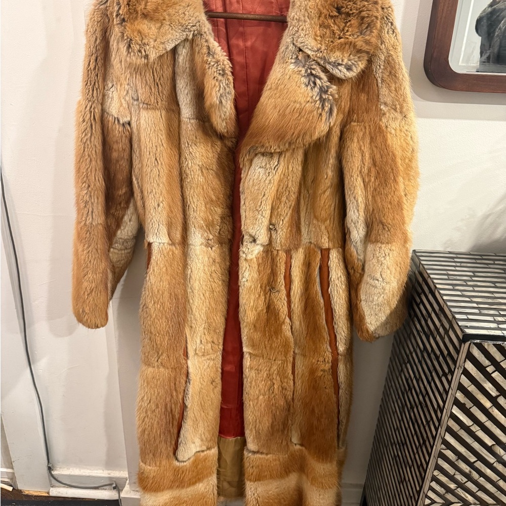 Luxurious Faux Fur Coat in Rich Brown